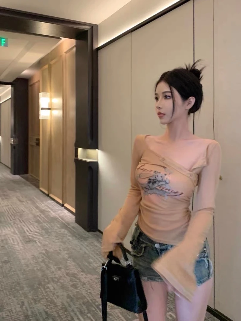 【美少女战士】时尚纯欲风抽绳设计感夏季上衣