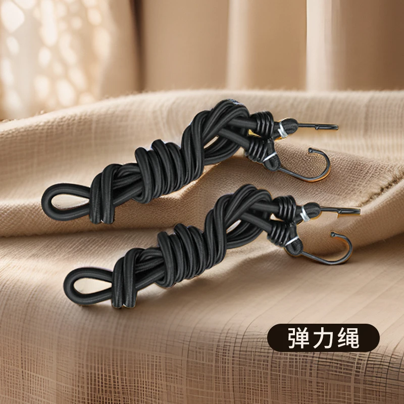 弹性好装载货物稳定耐磨长度可达1.5米弹力绳小推车捆绑不晃动