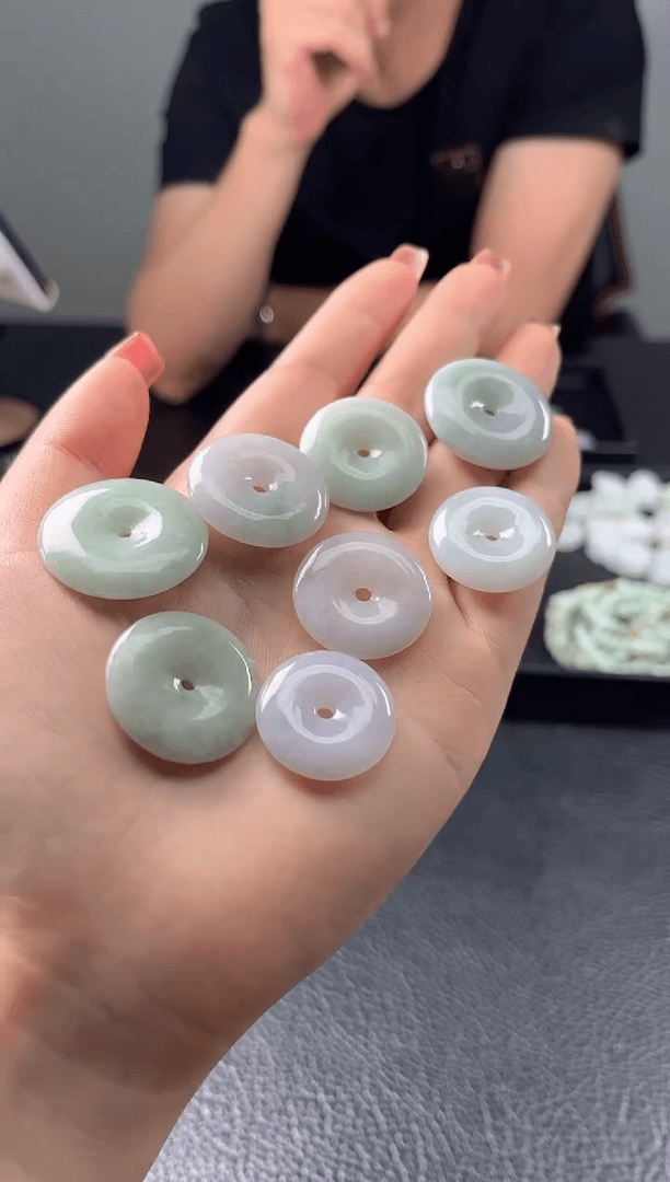 【闪购商品】翡翠颈饰未镶嵌小平安扣（多样性发货1个）