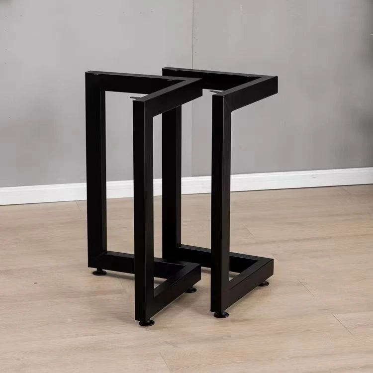 桌脚支架桌子腿办公桌书桌餐桌脚餐台脚岩板木板吧台加高可调铁艺