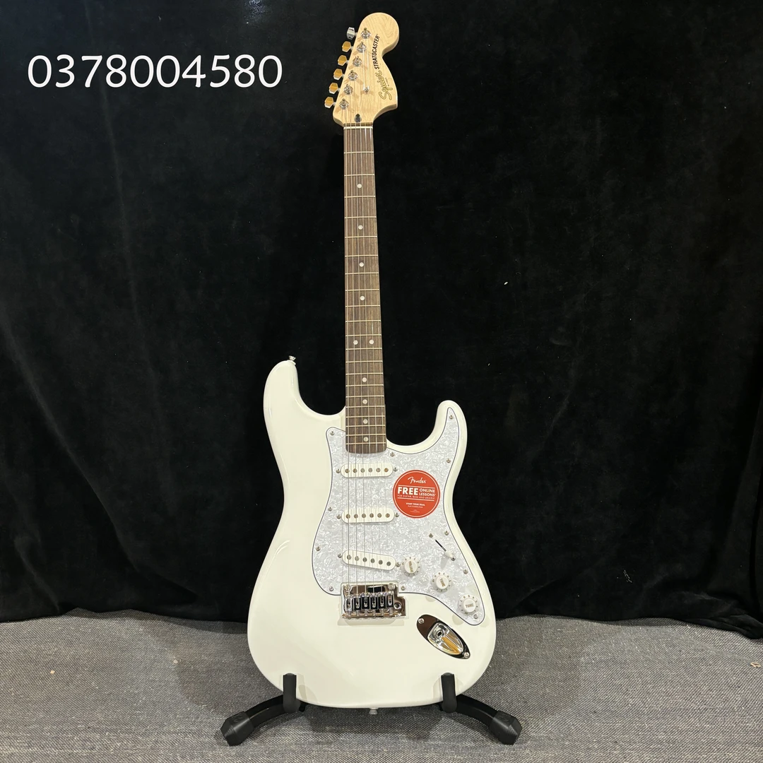 特价FENDER芬达squier电吉他0378004580限量款Affinity极地白