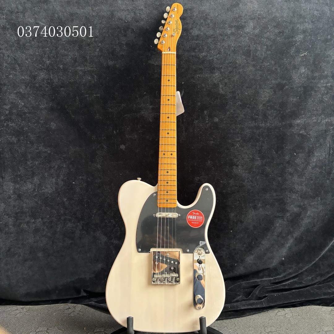 特价Fender芬达squier电吉他0374030501 CV50sTELE枫木指板亚麻白