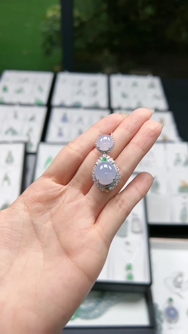 【闪购商品】翡翠颈饰18K金镶嵌DFZ1010-152
