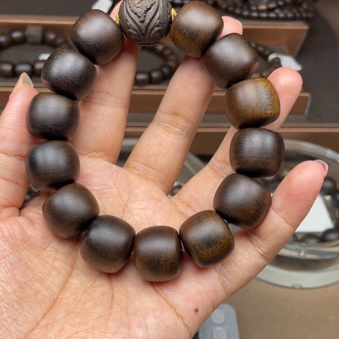 【闪购商品】沉香手串越南白棋1.8