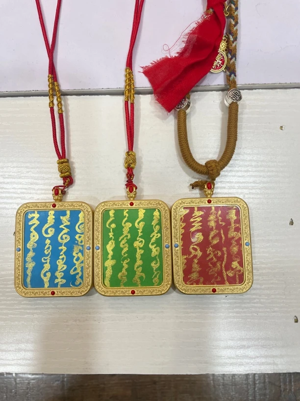 非金属亚克力吊坠 铜合金玻璃吊坠 小众设计增智增米福禄喜来复古