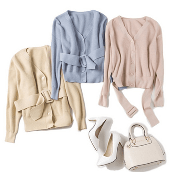 【南油玲姐】杏色长袖翻领连衣裙B09222