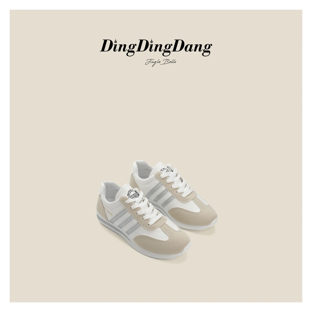 【偏小一码】23086真皮新款平底阿甘鞋软底休闲板鞋休闲鞋厚底女鞋