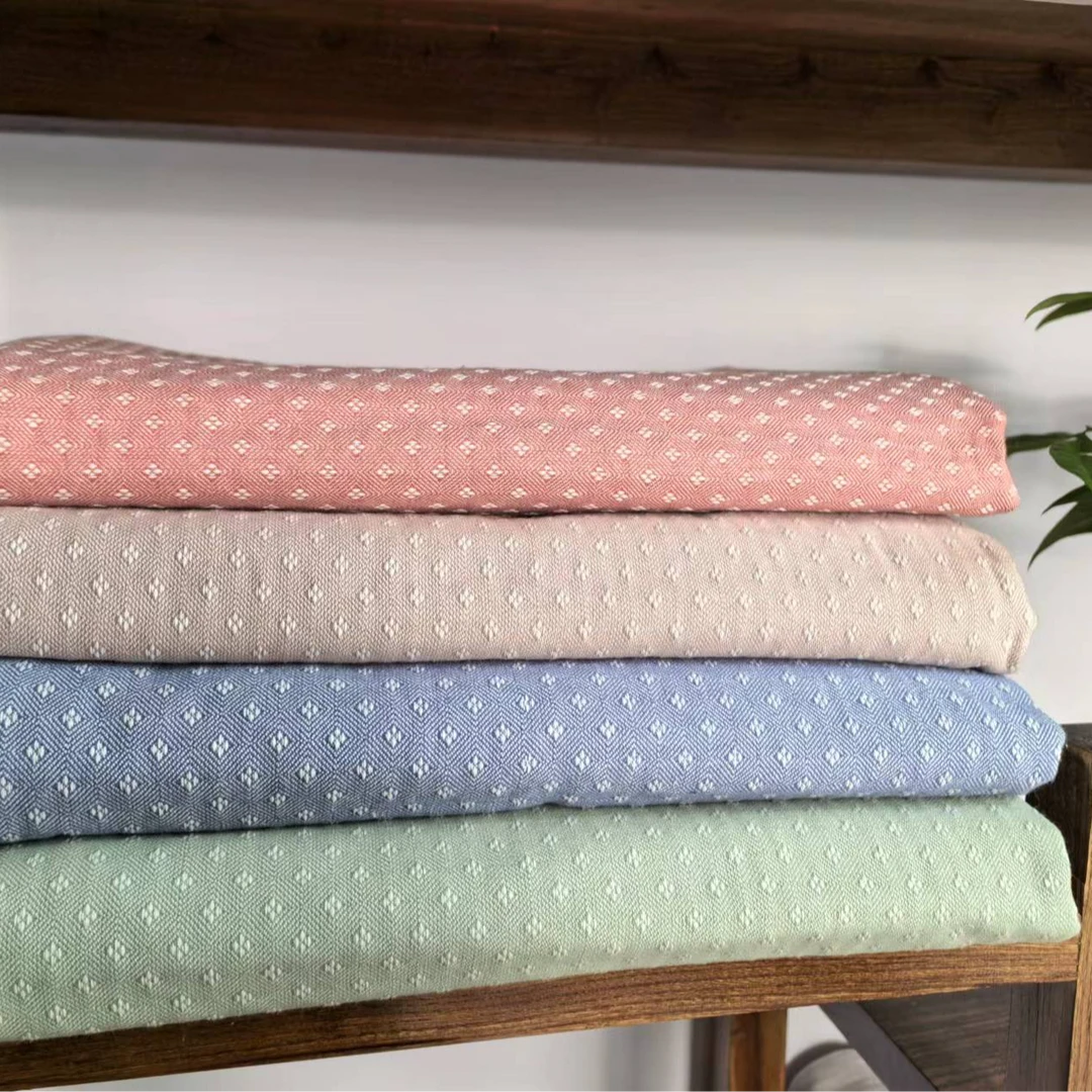 盛隆阖淄博棉加厚老粗布提花床单双层三件套不起球条纹四季