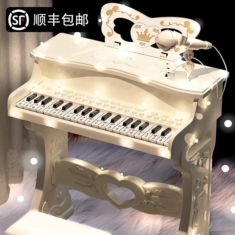 过年礼物新年送女孩女童生日女宝宝三岁小孩实用惊喜小钢琴电子琴