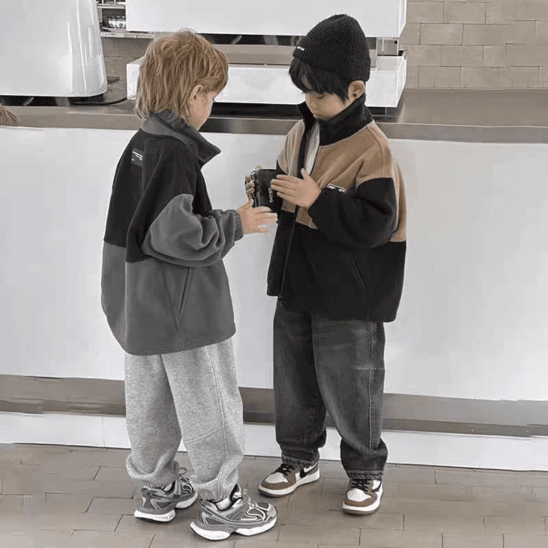 【清仓】男童奥利绒外套秋季初秋外套时尚内搭校服神器儿童潮流百搭