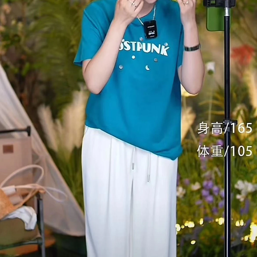 韩系短袖T恤女夏季冰丝小众修身别致辣妹体恤短款上衣