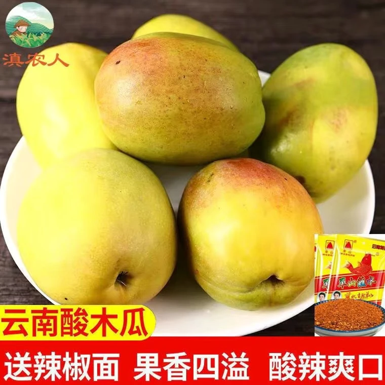 云南酸木瓜新鲜水果大理木瓜孕妇水果野生酸木瓜泡酒炖排骨