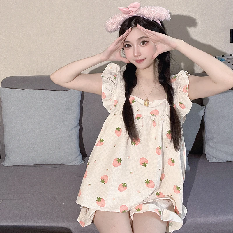 睡衣女夏季吊带款爆款套装直播薄款女士可外出网红新款家居服夏天