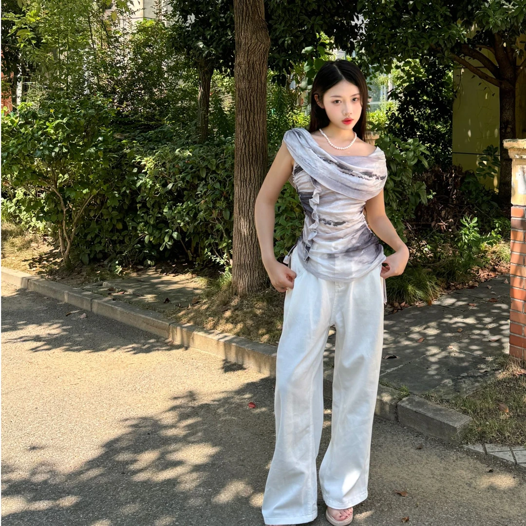 设计感显瘦时尚休闲夏季宽松上衣小众百搭气质