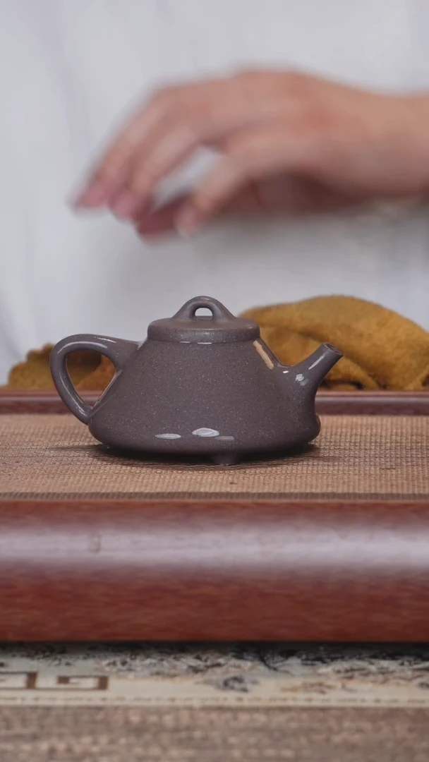 【闪购商品】紫砂茶壶子冶明清风格紫泥全手工