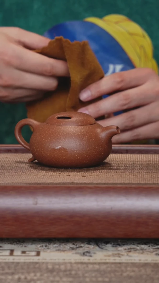 【闪购商品】紫砂茶壶牛盖段泥半手工