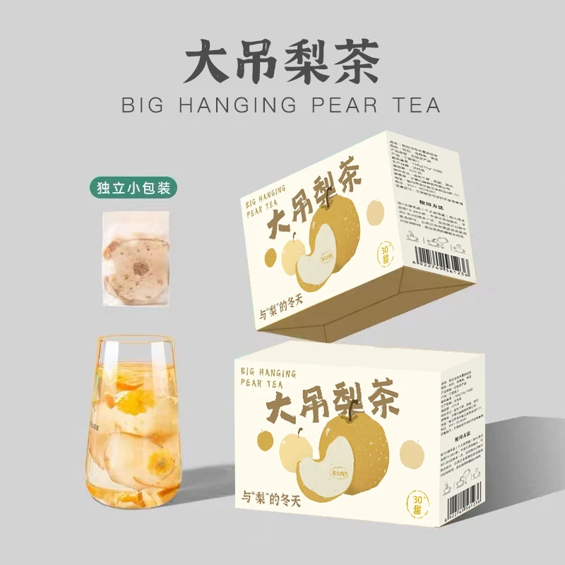 大吊梨茶茶包小吊梨汤大片雪梨干雪梨茶四季润喉搭配雪梨汤盒装