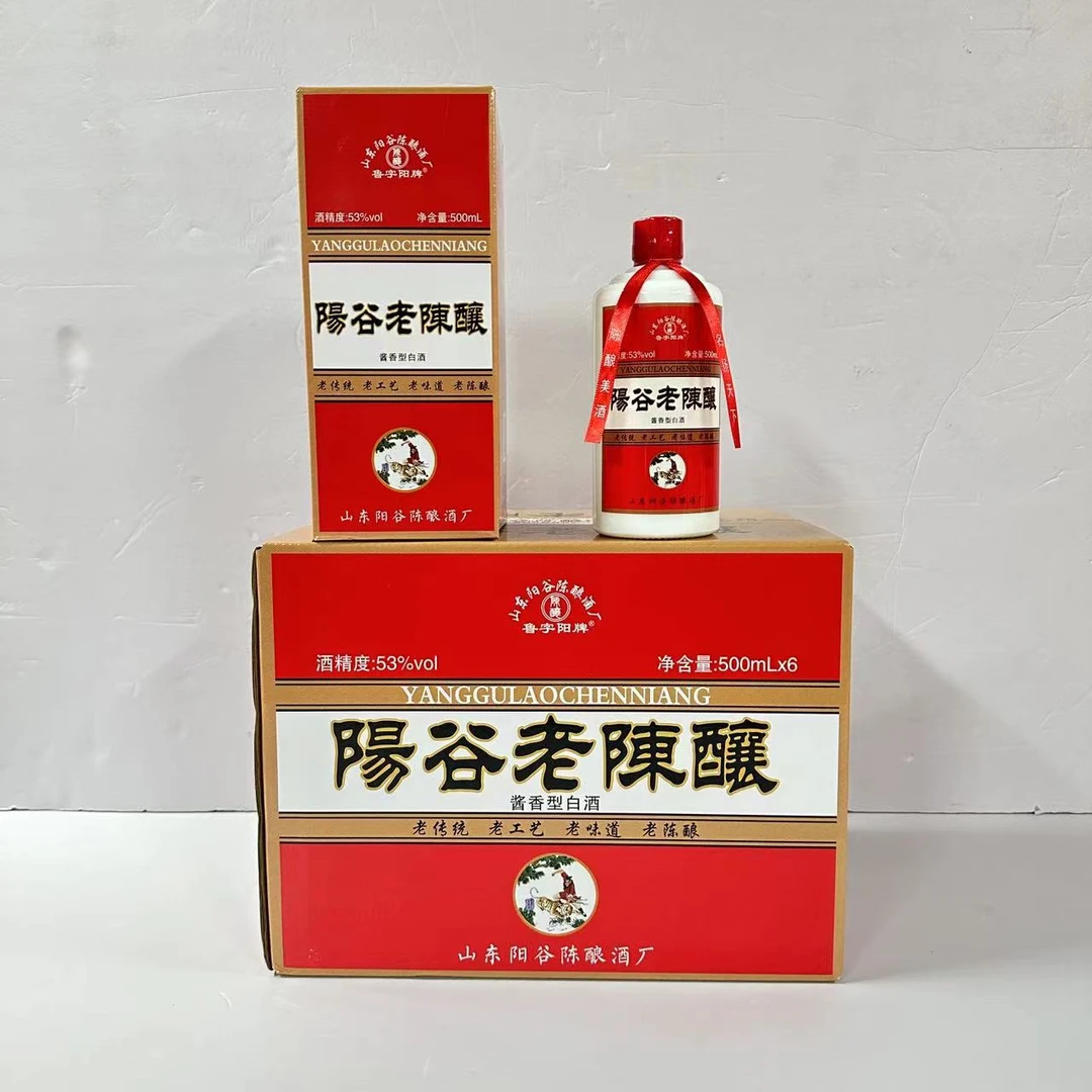 鲁字阳牌红坛阳谷老陈酿53度（6瓶）500ml53度