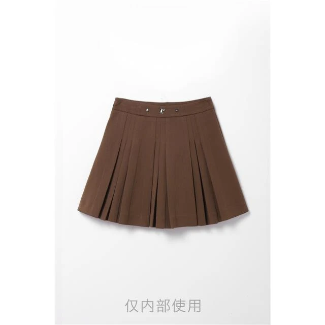 Z614时髦铆钉半身裙短裙