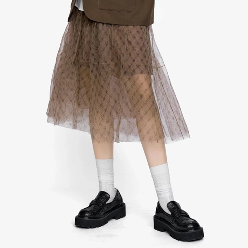 L606网纱百搭半裙A5