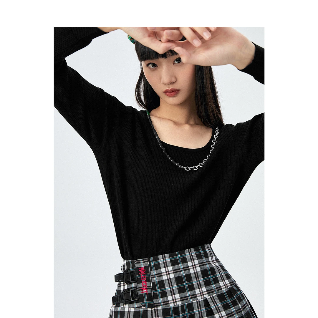 A188国风百搭线套衫  鸟撤柜剪牌