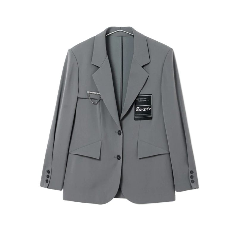 Z179酷美廓形西装  鸟撤柜剪牌