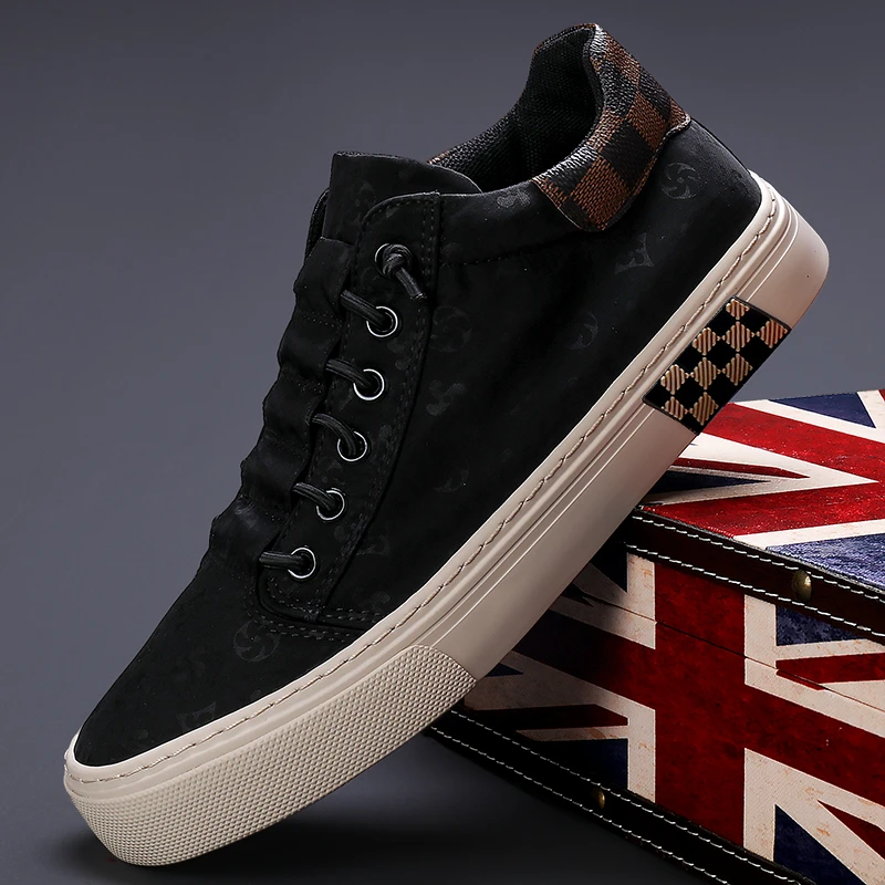 23802 春季新款男士帆布鞋休闲百搭潮鞋低帮透气平底鞋时尚板鞋