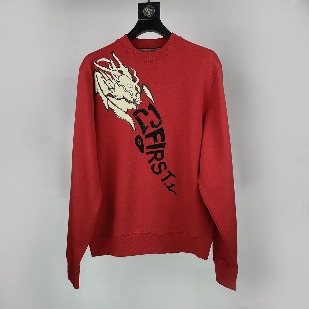 景一龙年限量版男士SUPIMA棉时尚轻奢百搭秋冬卫衣