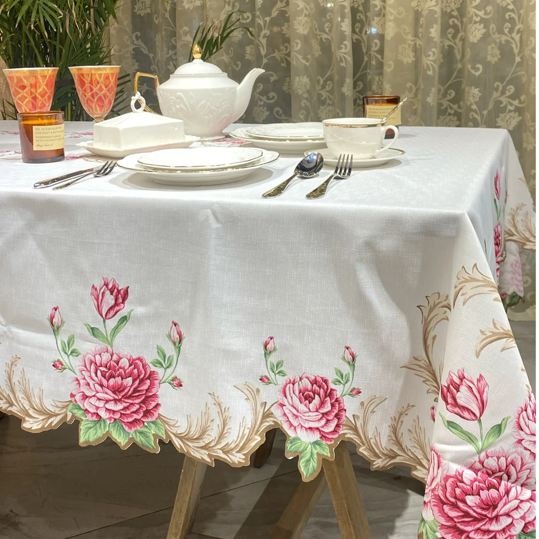 【ins轻奢新款桌布】印花欧式柔软高级感桌布
