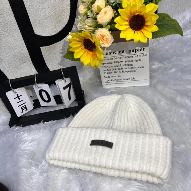 新款秋冬季针织帽子男女百搭街头护耳保暖毛线帽大头围防寒冷帽潮