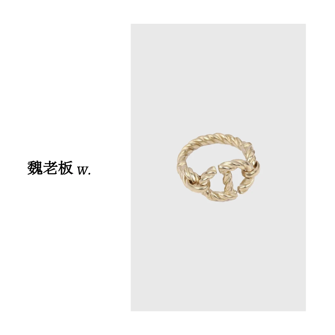 铜合金戒指 【天际梦】高级设计时尚个性百搭款戒指0JDM00970