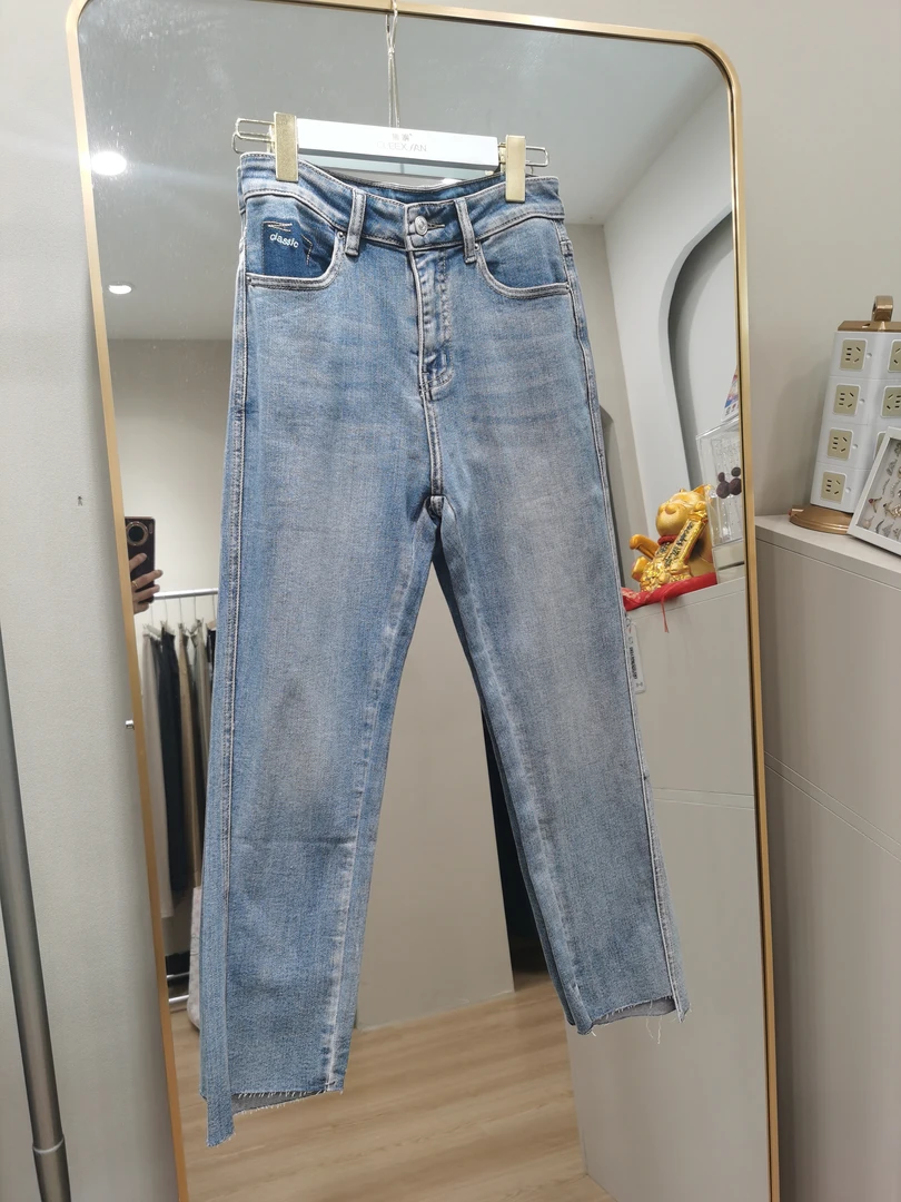 九分牛仔裤休闲女