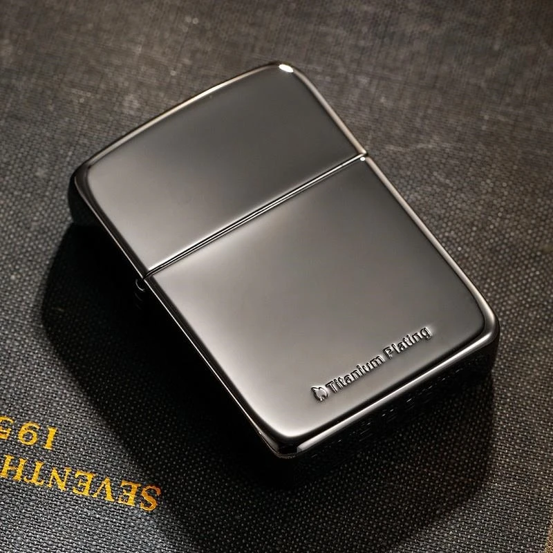 zippo官方1941韩版钛原版黑雅痞正品zippo一眼万年煤油打火机