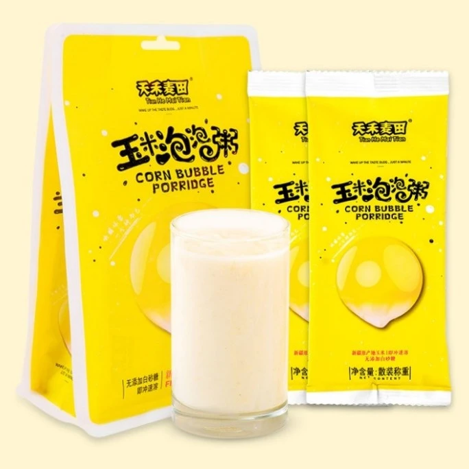 天禾麦田玉米泡泡粥早餐方便玉米粥冲泡小袋营养健康软糯美味