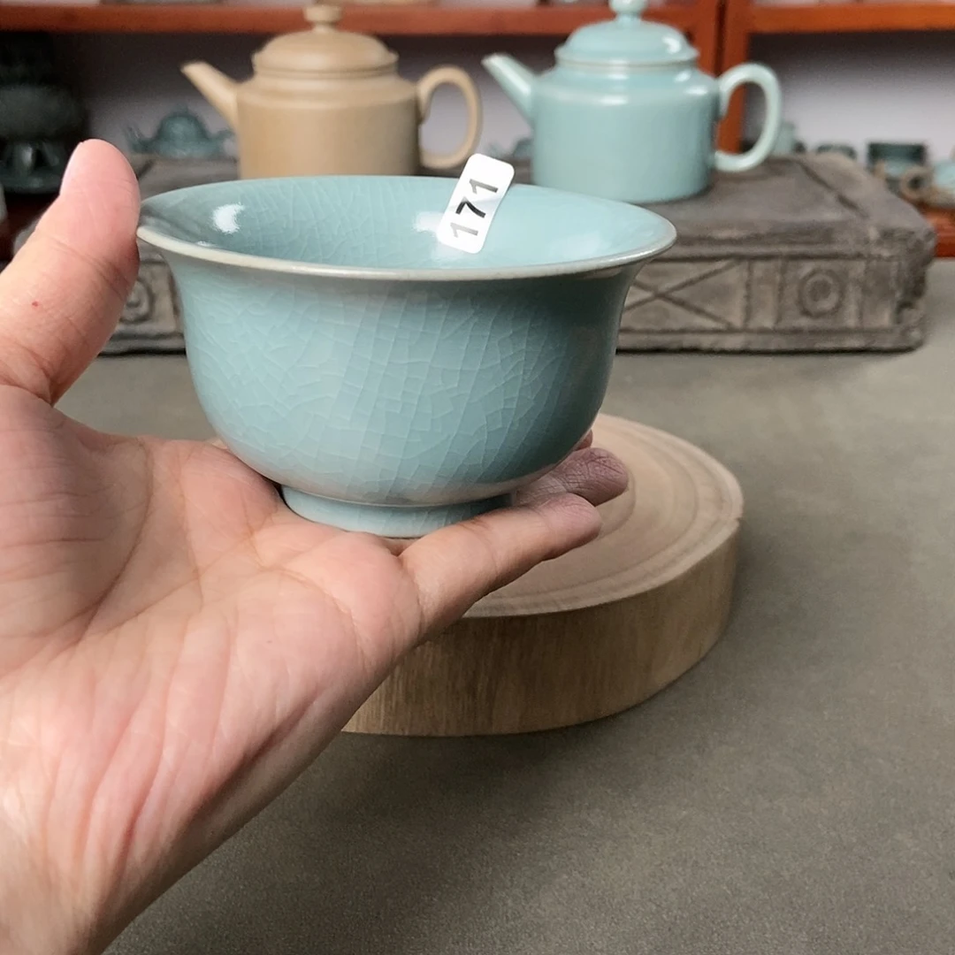 杯微瑕仿古釉压手杯171