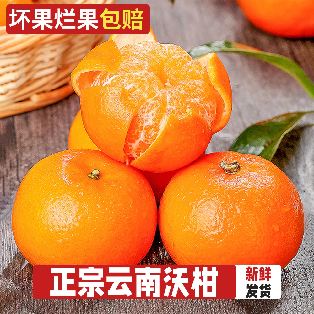 【中大特大果5斤/9斤】云南沃柑 新鲜现摘发货甜蜜甄选爽口肉质饱满