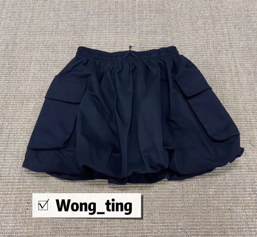 【W_ting】秋冬新款小众设计师W系列花苞半身裙04255