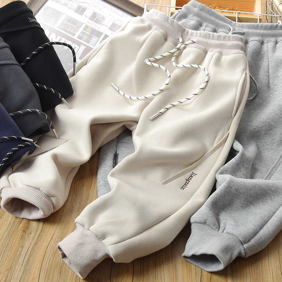 冬季新款中大儿童加绒运动卫裤冬装休闲长裤ZY80803