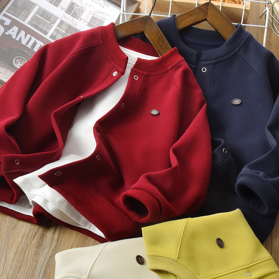 儿童外套2024新款秋季时尚休闲男童女童中大童夹克衫24131