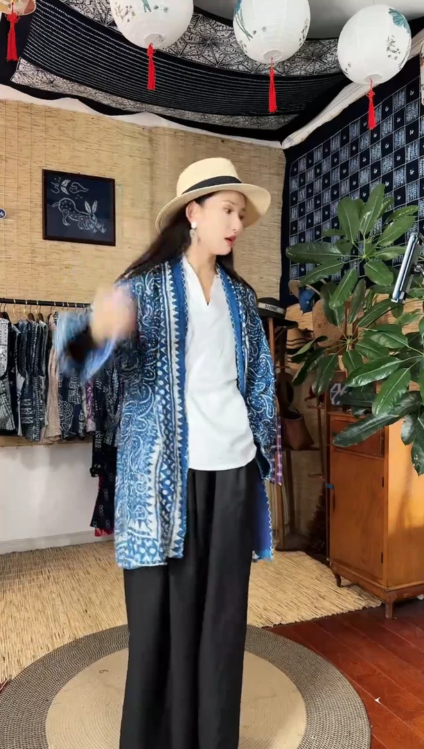 【闪购商品】刺子绣纯手工376号中长外套