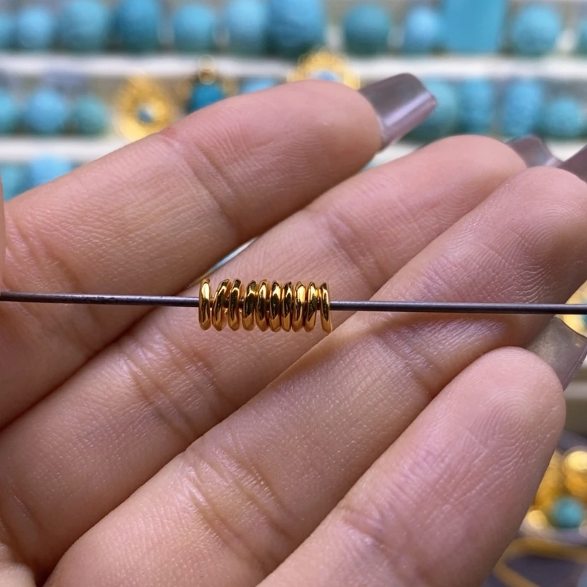 【闪购商品】绿松石颈饰18K金镶嵌墨*