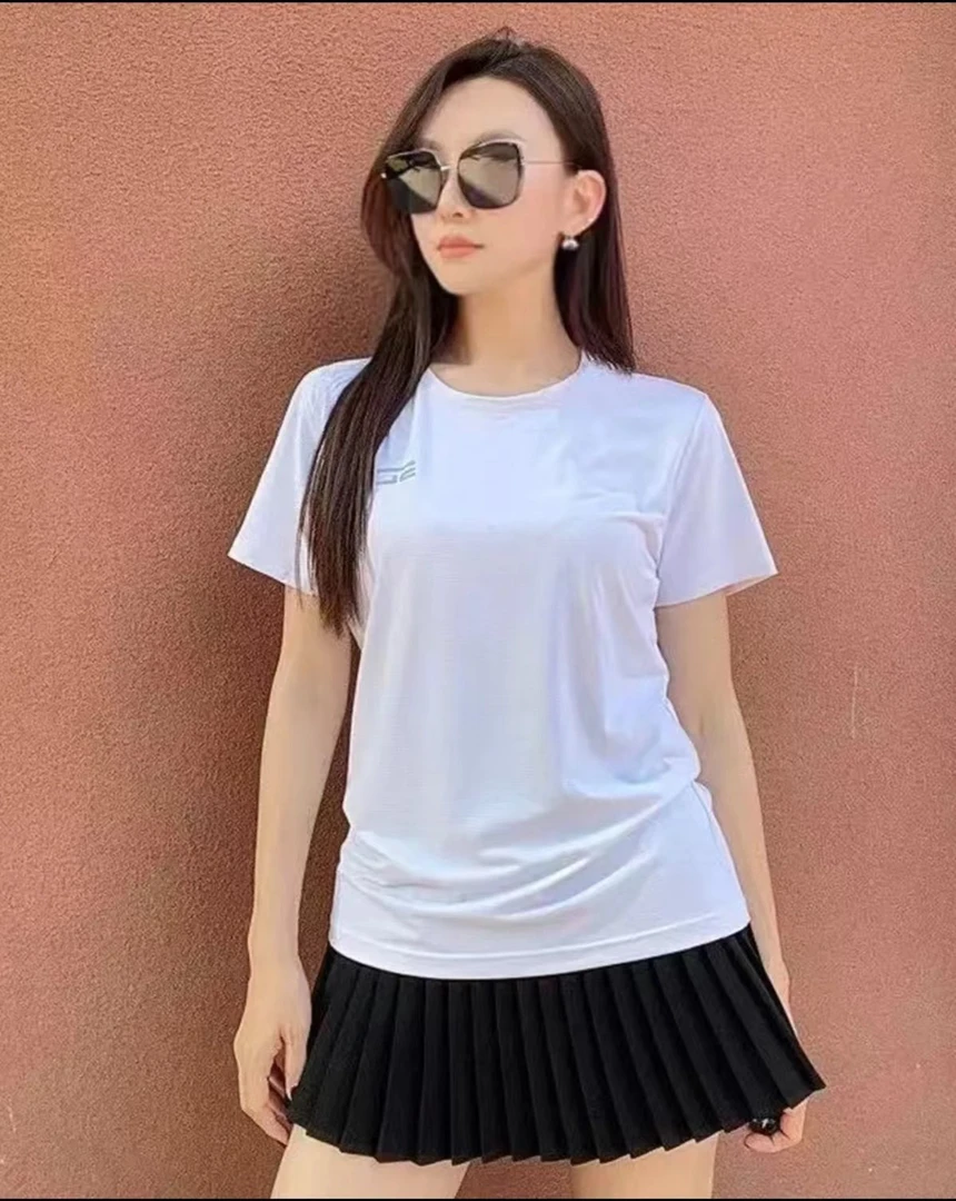 女款T恤茉莉草本户外速干夏季运动休闲透气圆领短袖纯色舒适女士