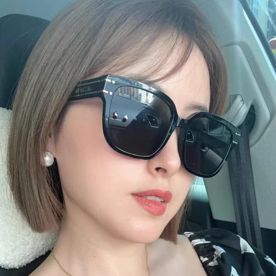 明星网红同款气质复古墨镜女潮流大框防紫外线专业太阳镜男