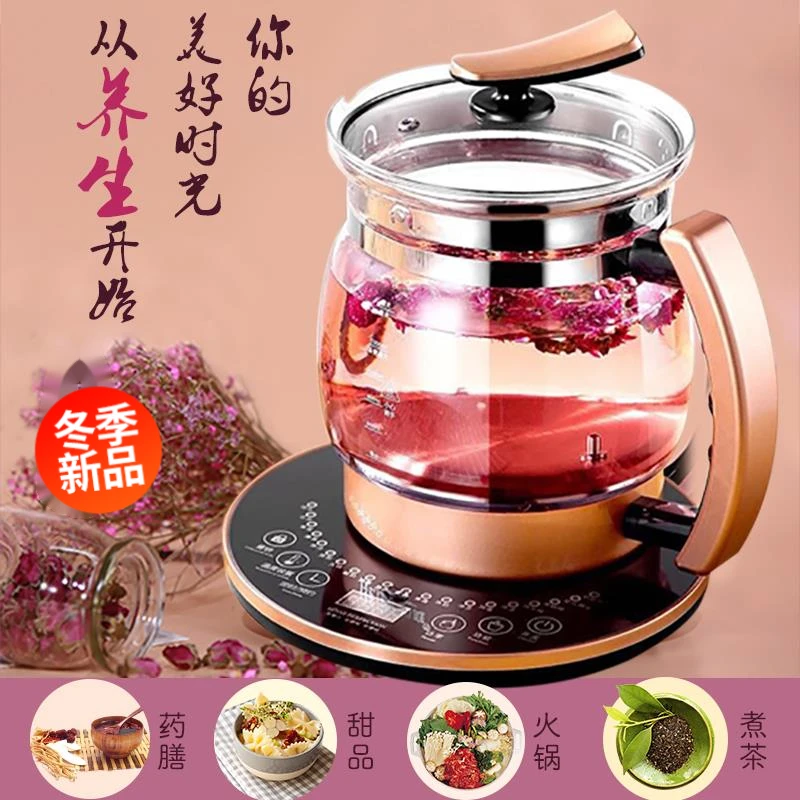 养生壶全自动玻璃加厚煮茶器黑茶中药小型多功能烧水壶2.5升智能