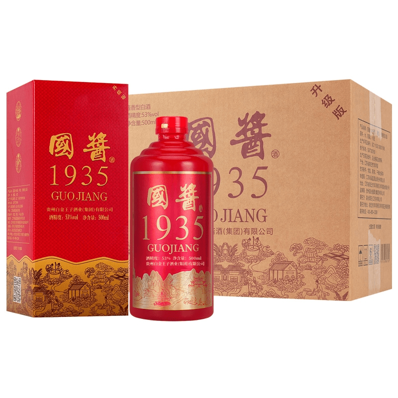 我的好兄弟国酱1935T酱香型原浆白酒纯粮食酿造整箱六瓶53度500ml