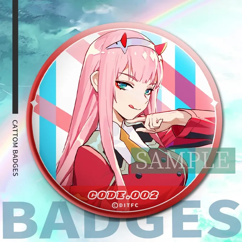 国家队02DARLING in the FRANXX 吧唧二次元动漫同人周边徽章谷子