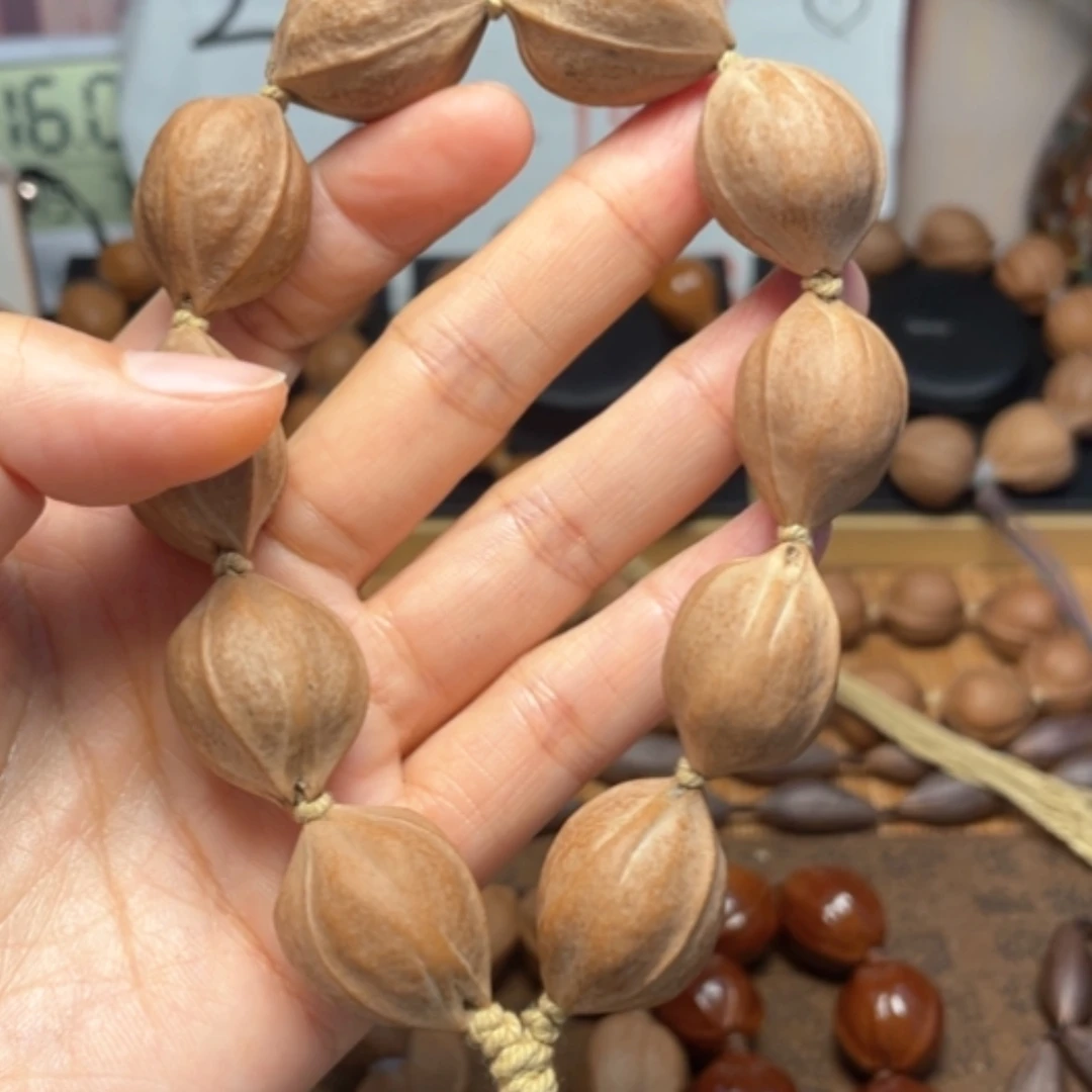 【闪购商品】橄榄核核雕?**哥梅林铁核1.9*2.5手串