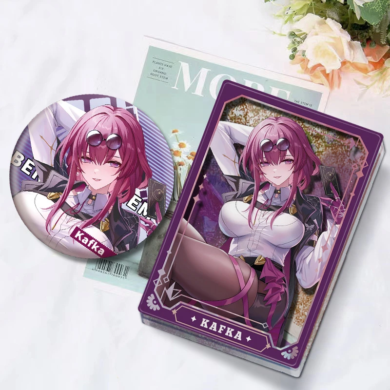 卡芙卡双闪吧唧谷子崩坏星穹铁道周边流沙麻将亚克力咕卡砖票根