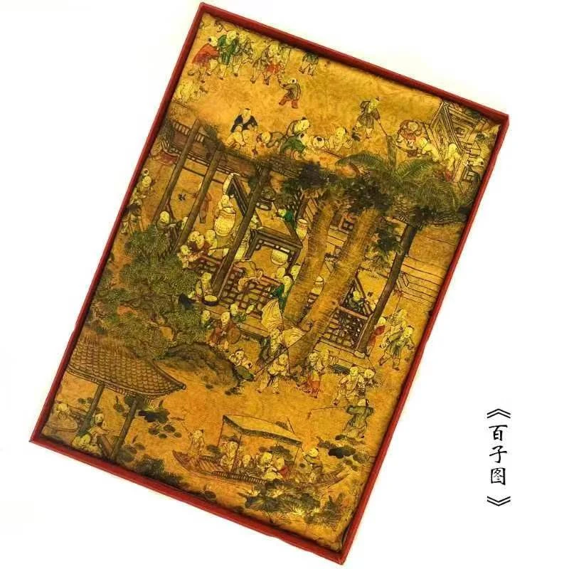 百子图  香韵纱 花萝 提花  镂空 135*135方巾