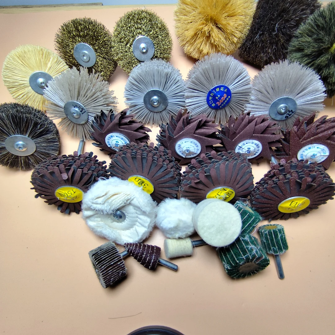 木雕打磨轮抛光工具杜邦丝砂布轮